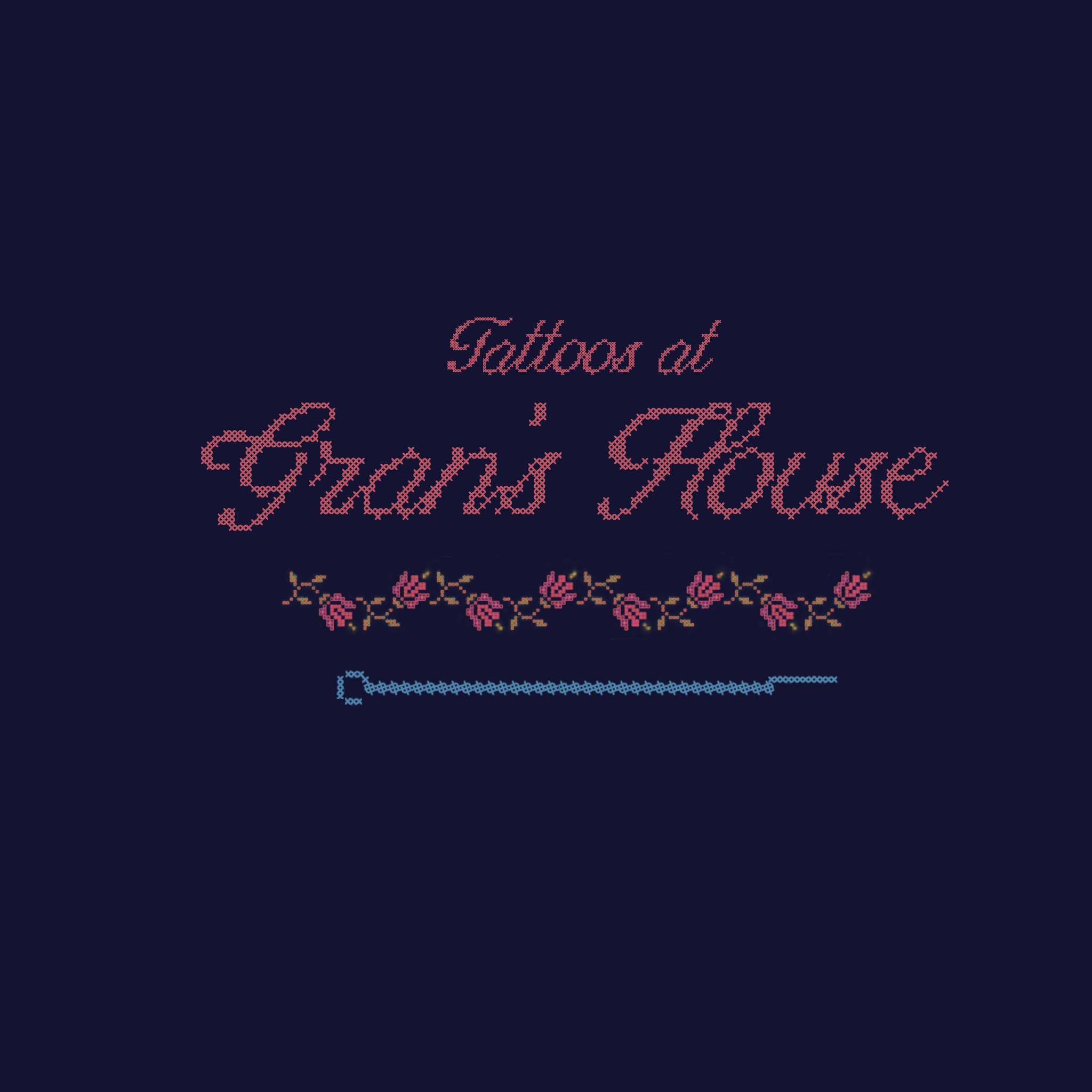 Gran's House Tattoos studio logo — dark navy version